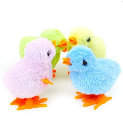 Jouet en peluche pour chat CoolPetGear en forme de poulet - 2 pièces