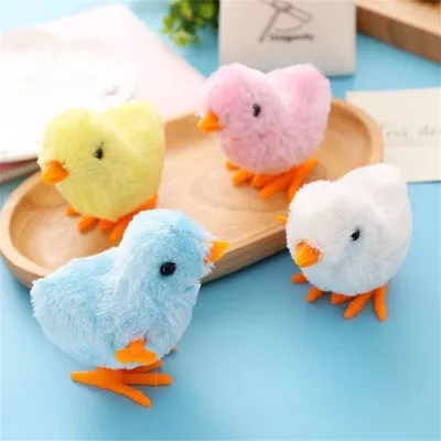 Jouet en peluche pour chat CoolPetGear en forme de poulet - 2 pièces
