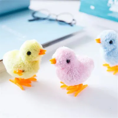 Jouet en peluche pour chat CoolPetGear en forme de poulet - 2 pièces