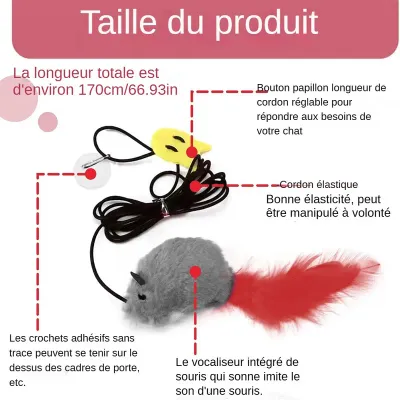 MCBOSON Jouet pour chat souris à suspendre MCBOSON Jouet pour chat souris à suspendre