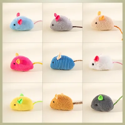 CoolPetGear Jouet Chat Souris en Peluche 3 Article