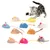 CoolPetGear Jouet Chat Souris en Peluche 3 Article CoolPetGear Jouet Chat Souris en Peluche 3 Article