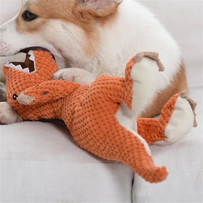MCBOSON  Jouet pour chien dinosaure durable et sonore