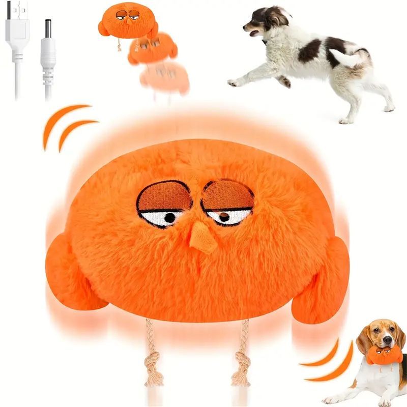 MCBOSON Elektrisches Plüsch-Hundespielzeug