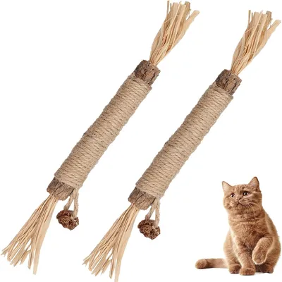 MCBOSON  Lot de 2 bâtonnets d'herbe à chat