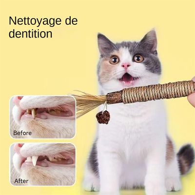 MCBOSON  Lot de 2 bâtonnets d'herbe à chat