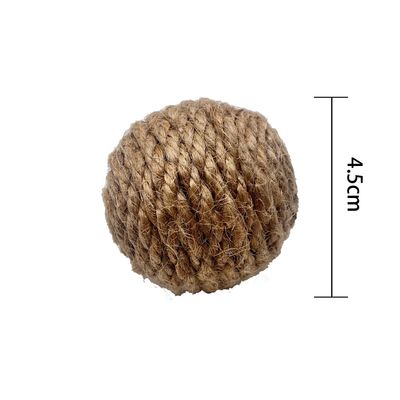 CoolPetGear Balles en Corde de Chanvre pour Chat (4 Pièces)
