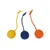 MCBOSON Boules de sisal colorées MCBOSON Boules de sisal colorées