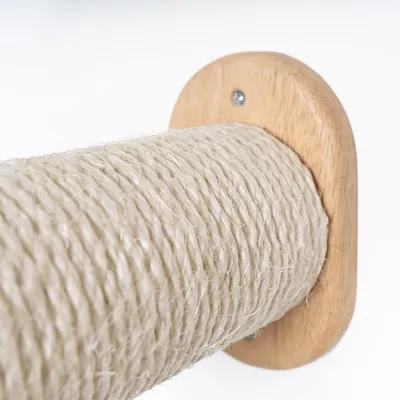 Mur d’escalade pour chat - Ensemble de poteaux muraux en sisal
