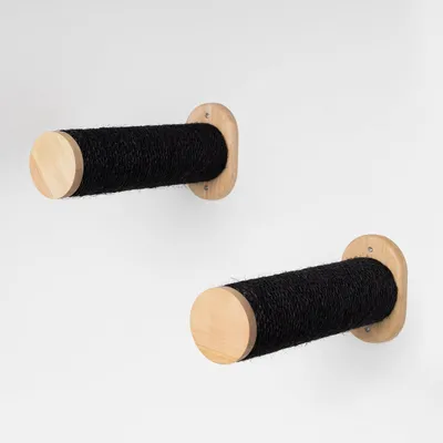 Mur d’escalade pour chat - Ensemble de poteaux muraux en sisal Mur d’escalade pour chat - Ensemble de poteaux muraux en sisal