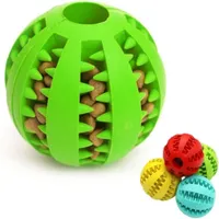 MCBOSON Balle encaoutchouc 2 en 1 pour chien