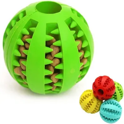 MCBOSON Balle encaoutchouc 2 en 1 pour chien MCBOSON Balle encaoutchouc 2 en 1 pour chien