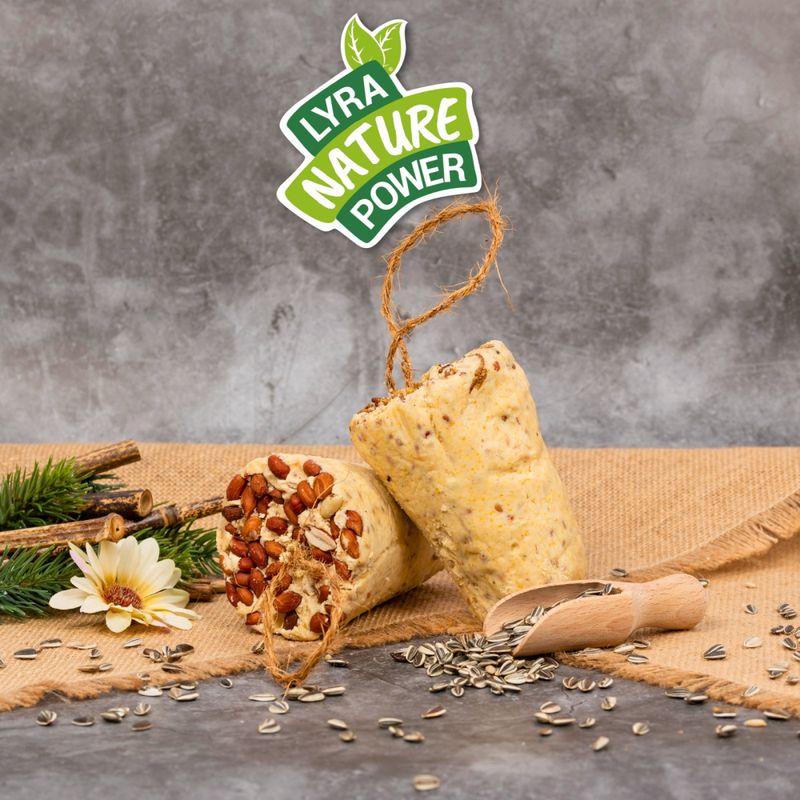 Barre grasse Lyra Pet® avec cacahuètes