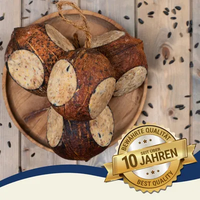 Lyra Pet® Noix de coco farcie avec trous