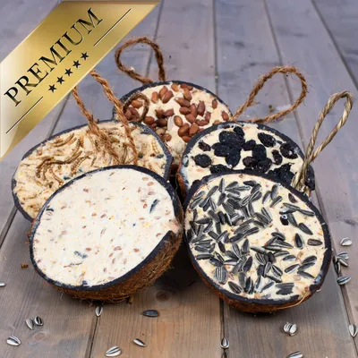 Lyra Pet® Demi-noix de coco fourrée au topping