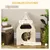 PawHut - niche pour chat design maisonnette H.60 cm - bois clair