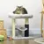 PawHut - arbre à chat multi-équipement H.48 cm - gris
