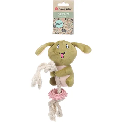 Flamingo - Jouet Dadi Koala vert avec corde 24 cm pour Chiot