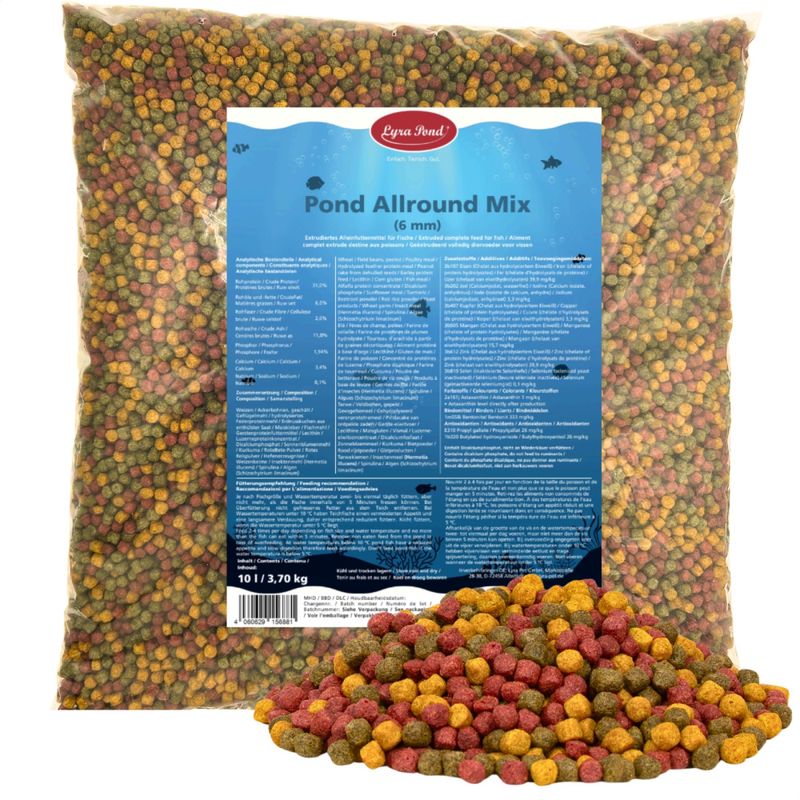 Lyra Pond® Pond Allround Koi Mix Fischfutter Teichfutter
