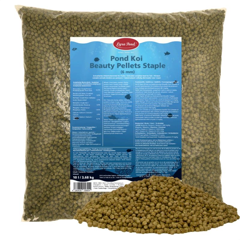 Lyra Pond® Pond Koi Beauty Pellets Staple Fischfutter Teichfutter