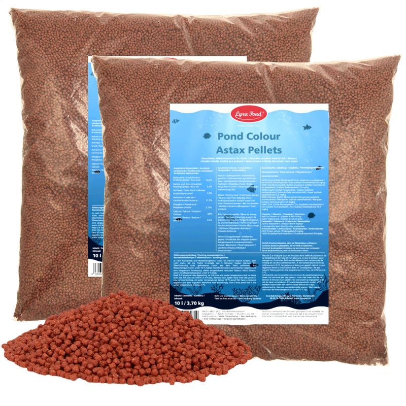 Lyra Pond® Pond Colour Astax Koi Pellets Fischfutter Teichfutter