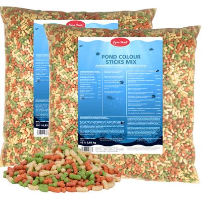 Lyra Pond Pond Colour Sticks Mix nourriture pour poissons et bassins