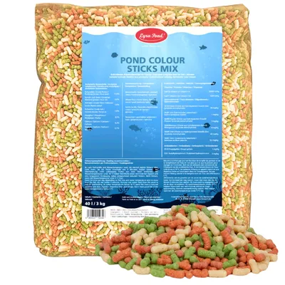 Lyra Pond Pond Colour Sticks Koi Mix Teichfutter Fischfutter