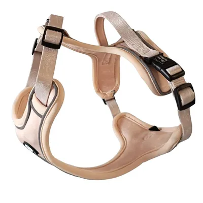 On se la Pet - Harnais pour chien confortable et résistant - Beige Tropical