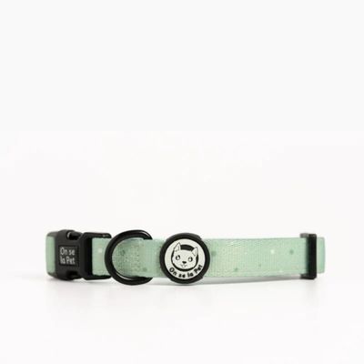 On se la Pet - Collier pour chien rembourré et résistant - Vert Pastel