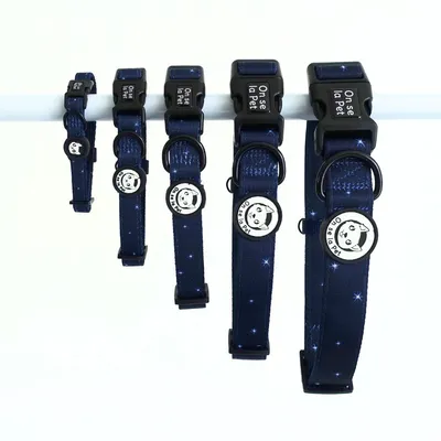 On se la Pet - Collier pour chien rembourré et résistant - Bleu Nuit