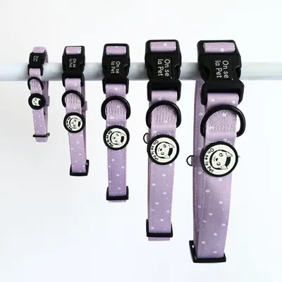 On se la Pet - Collier pour chien rembourré et résistant - Lilas