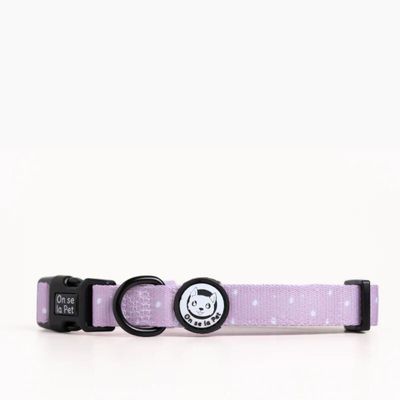 On se la Pet - Collier pour chien rembourré et résistant - Lilas