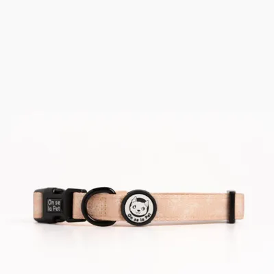 On se la Pet - Collier pour chien rembourré et résistant - Beige Tropical