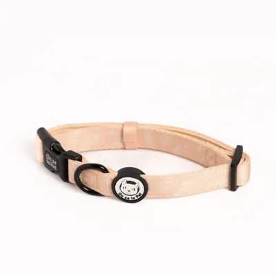 On se la Pet - Collier pour chien rembourré et résistant - Beige Tropical