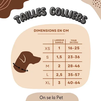 On se la Pet - Collier pour chien rembourré et résistant - Bleu Nuit