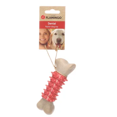 Jouet Nyra Os Beige très résistant 13.5 x5 cm pour chien