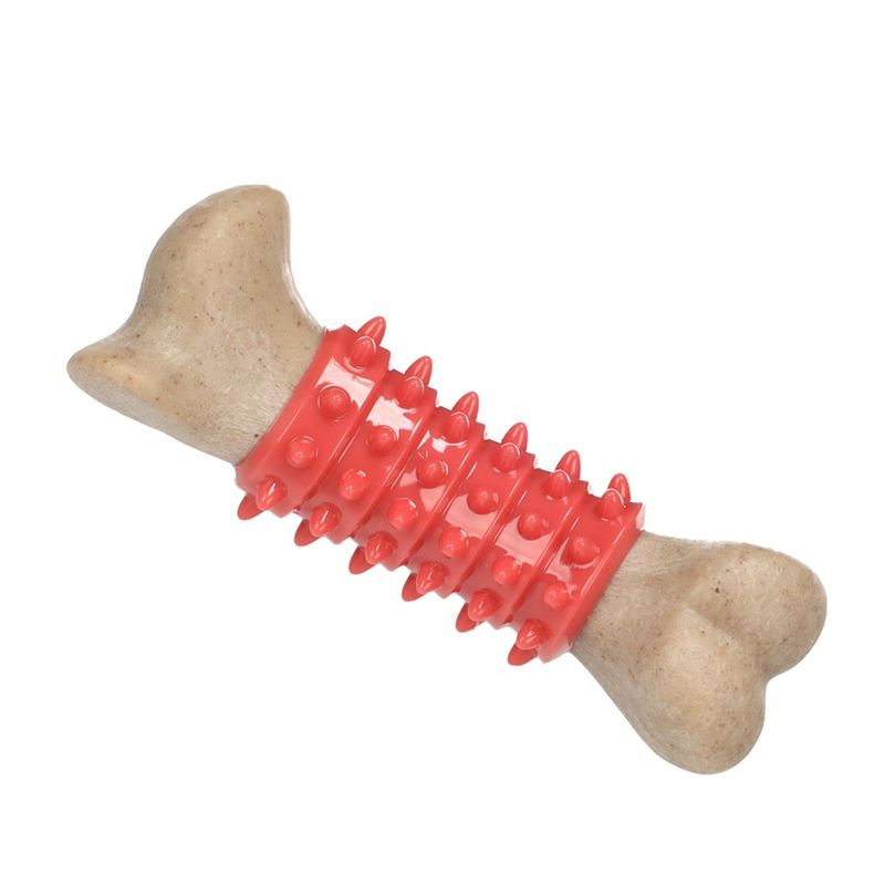 Flamingo - Jouet Nyra Os Beige 13.5 x5 cm pour chien