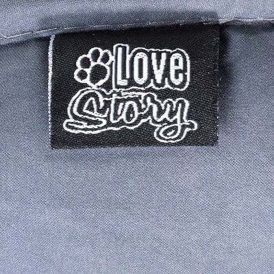 Love Story - Coussin Flocon - couchage microfibre Peau de Pêche