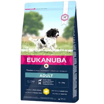 EUKANUBA - CHIEN ADULT MEDIUM POULET - EUKANUBA EUKANUBA - CHIEN ADULT MEDIUM POULET - EUKANUBA