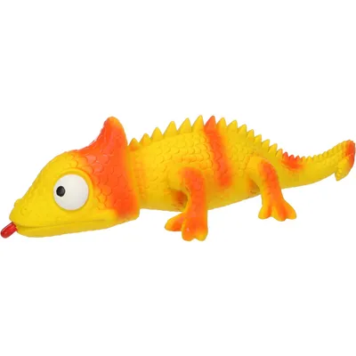 jeux Lizzy Caméléon Jaune 30 cm pour chien