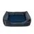 Otto lit orthopédique pour chien 2 en 1, graphite avec bleu marine Otto lit orthopédique pour chien 2 en 1, graphite avec bleu marine