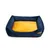 Otto lit orthopédique pour chien 2 en 1, bleu marine avec jaune Otto lit orthopédique pour chien 2 en 1, bleu marine avec jaune