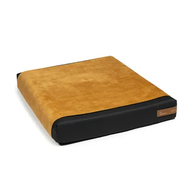 Otto lit orthopédique pour chien 2 en 1, graphite avec jaune Otto lit orthopédique pour chien 2 en 1, graphite avec jaune