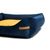 Otto lit orthopédique pour chien 2 en 1, bleu marine avec jaune