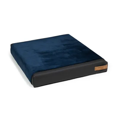 Otto lit orthopédique pour chien 2 en 1, bleu marine