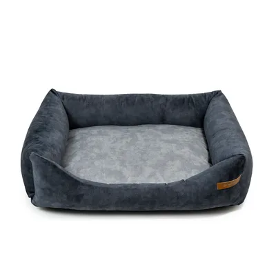 Otto lit orthopédique pour chien 2 en 1, graphite avec gris