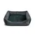Otto lit orthopédique pour chien 2 en 1, graphite avec vert foncé Otto lit orthopédique pour chien 2 en 1, graphite avec vert foncé