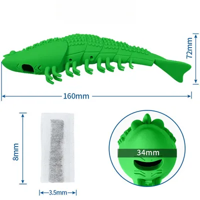 MCBOSON  Jouet à mâcher pour chat portable en silicone