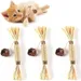 MCBOSON Pack de 3  bâtonnets d'herbe à chat