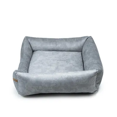 Rexproduct Otto lit pour chien confortable 2 en 1, gris